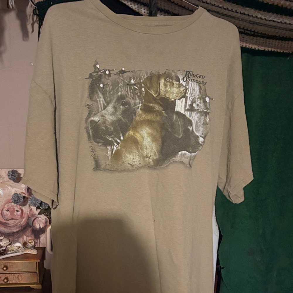 Rugged Outdoors Dog Graphic T-Shirt